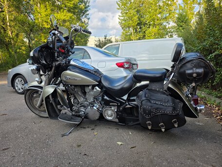 2000 Yamaha XV 1600 Road Star, бежевый, 375000 рублей, вид 3