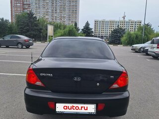 2008 Kia Spectra I Рестайлинг 2, чёрный, 395000 рублей, вид 4