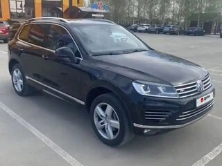 2016 Volkswagen Touareg II Рестайлинг, чёрный, 3100000 рублей, вид 1