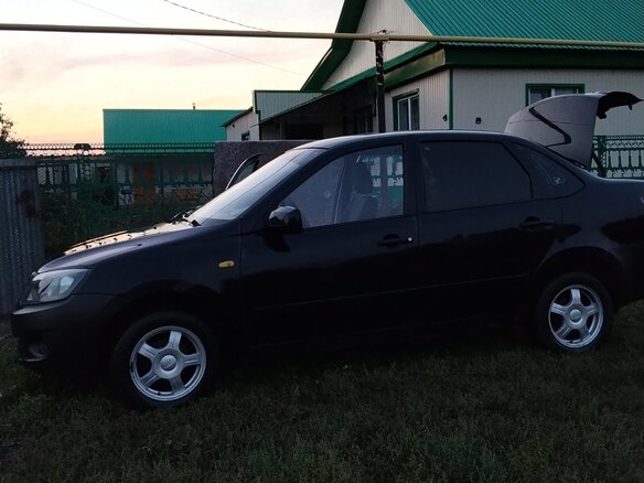 2012 Lada (ВАЗ) Granta I, синий, 170000 рублей - вид 3