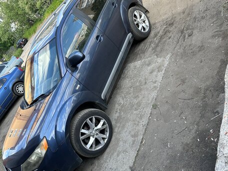 2008 Mitsubishi Outlander II, синий, 690000 рублей, вид 2