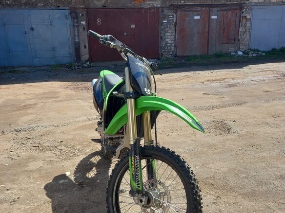 2009 Kawasaki KX 250, зелёный, 320000 рублей - вид 3