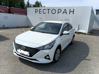 2020 Hyundai Solaris II Рестайлинг, белый, 1300000 рублей, вид 1