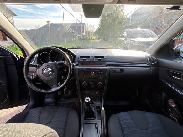 2006 Mazda 3 I (BK) Рестайлинг, синий, 350000 рублей - вид 5