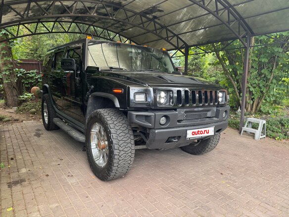 2003 Hummer H2 I, чёрный - вид 1