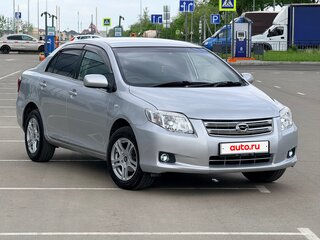 2009 Toyota Corolla Axio X (E140, E150) Рестайлинг, серебристый, 640000 рублей, вид 3