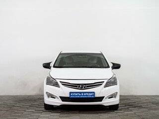 2014 Hyundai Solaris I Рестайлинг, белый, 789000 рублей, вид 2