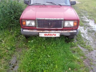 2006 Lada (ВАЗ) 2107, пурпурный, 80000 рублей, вид 2