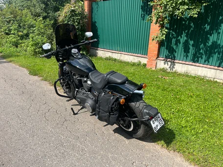 2020 Harley-Davidson Fat Bob, чёрный, 1950000 рублей, вид 3