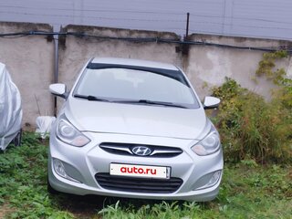 2014 Hyundai Solaris I, серебристый, 705000 рублей, вид 1