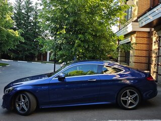 2016 Mercedes-Benz C-Класс 180 IV (W205), синий, 2690000 рублей, вид 2