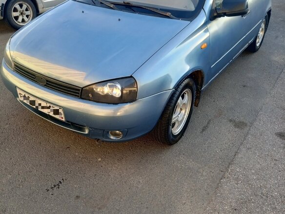 2007 Lada (ВАЗ) Kalina I, серый, 165000 рублей