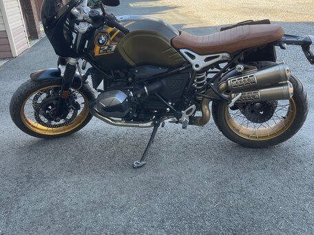 2021 BMW R Nine T Scrambler, зелёный, 1500000 рублей, вид 3