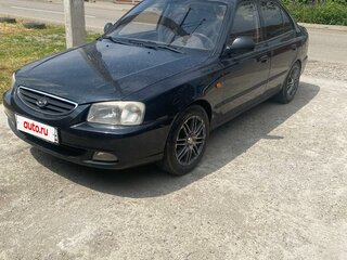 2006 Hyundai Accent ТагАЗ II, чёрный, 310000 рублей, вид 1