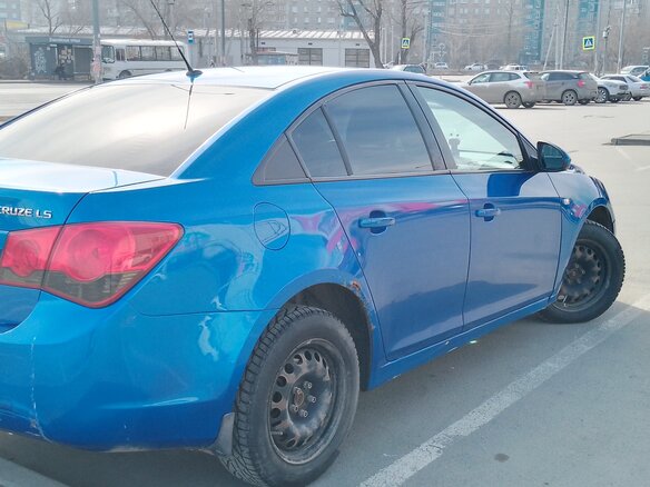 2009 Chevrolet Cruze I, синий, 570000 рублей - вид 4