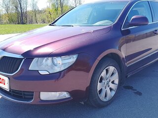 2012 Skoda Superb II, пурпурный, 820000 рублей, вид 3