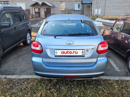 2016 Lada (ВАЗ) Granta I, голубой, 350000 рублей, вид 4
