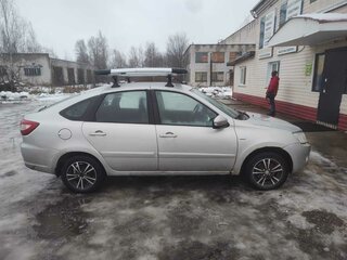 2014 Lada (ВАЗ) Granta I, серебристый, 315000 рублей, вид 4