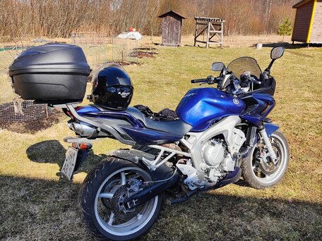 2004 Yamaha FZ6, синий, 385000 рублей, вид 3