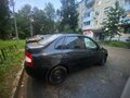 2010 Lada (ВАЗ) Kalina I, чёрный - вид 2