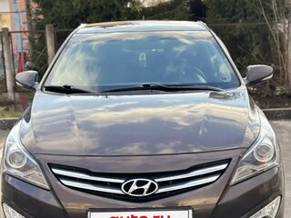 2016 Hyundai Solaris I Рестайлинг, коричневый, 1110000 рублей, вид 1