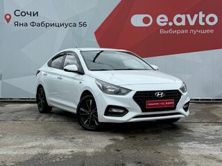 2019 Hyundai Solaris II, белый, 1150000 рублей, вид 3