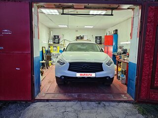 2012 Infiniti FX50 II (S51) Рестайлинг, белый, 2700000 рублей, вид 3
