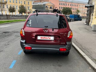 2004 Hyundai Santa Fe I, красный, 410000 рублей, вид 3