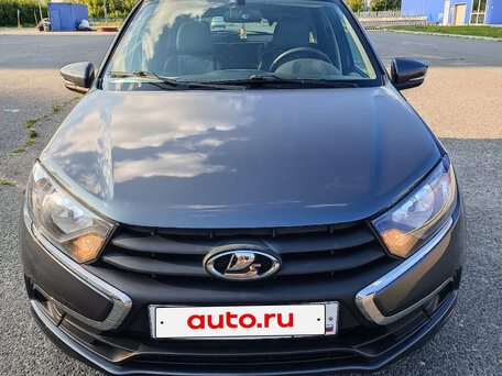 2021 Lada (ВАЗ) Granta I Рестайлинг, серый, 750000 рублей, вид 1