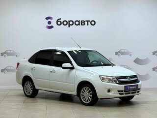 2013 Lada (ВАЗ) Granta I, белый, 550000 рублей, вид 3