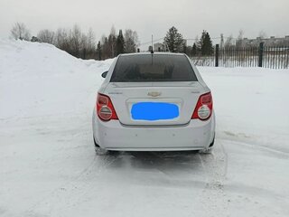 2012 Chevrolet Aveo II, серебристый, 650000 рублей, вид 4