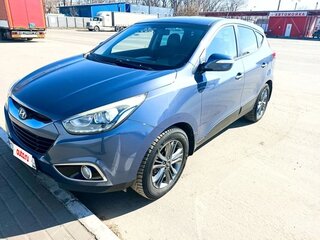 2014 Hyundai ix35 I Рестайлинг, синий, 1450000 рублей, вид 2
