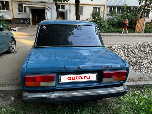 2007 Lada (ВАЗ) 2107, синий - вид 4