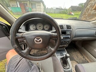 2002 Mazda 323 VI (BJ) Рестайлинг, зелёный, 100000 рублей, вид 5