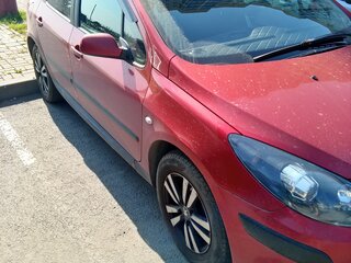 2006 Peugeot 307 I Рестайлинг, красный, 450000 рублей, вид 4