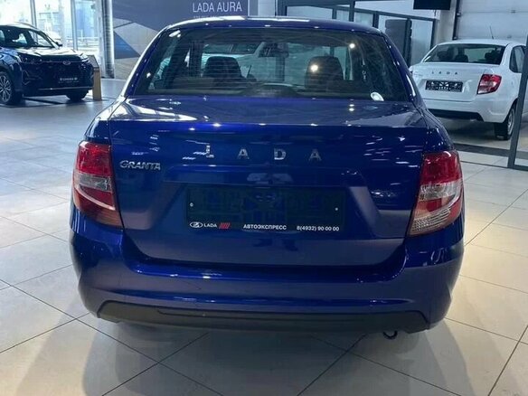 2025 Lada (ВАЗ) Granta I Рестайлинг, синий, 1067000 рублей - вид 5