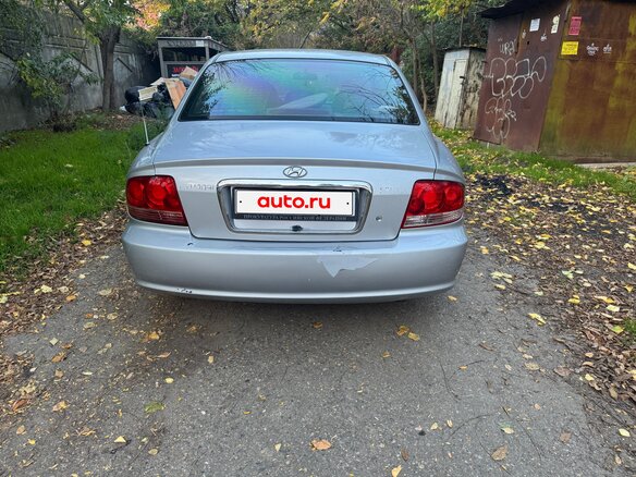 2007 Hyundai Sonata ТагАЗ IV (EF) Рестайлинг, серебристый, 370000 рублей - вид 1