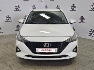 2021 Hyundai Solaris II Рестайлинг, белый, 1127000 рублей, вид 2