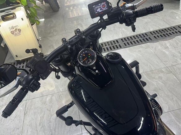 2022 Harley-Davidson Fat Bob, чёрный, 1830000 рублей - вид 12