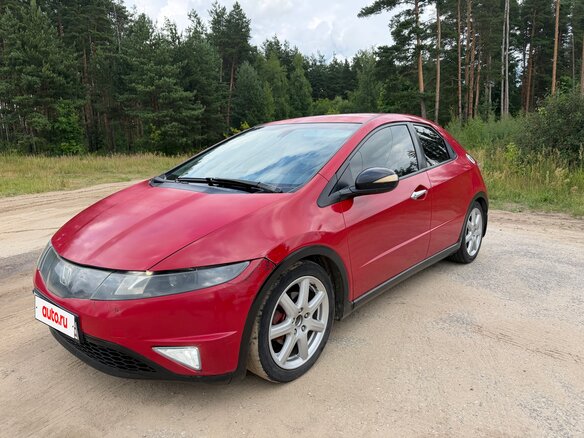 2008 Honda Civic VIII, красный