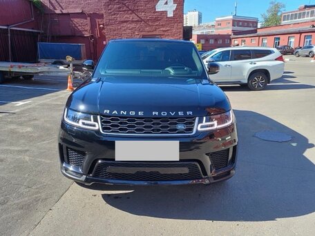 2018 Land Rover Range Rover Sport II Рестайлинг, чёрный, вид 1
