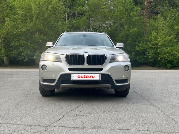 2011 BMW X3 20d xDrive II (F25), серебристый, 1780000 рублей - вид 3