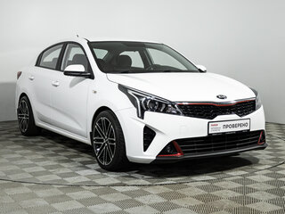 2021 Kia Rio IV Рестайлинг, белый, 1610900 рублей, вид 3