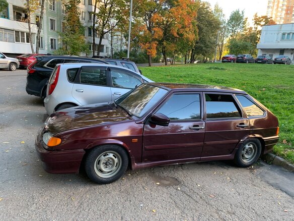 2012 Lada (ВАЗ) 2114, пурпурный - вид 4