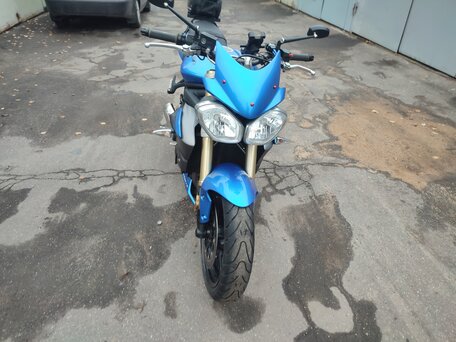 2013 Triumph Street Triple, синий, 680000 рублей, вид 2