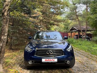 2013 Infiniti FX37 II (S51) Рестайлинг, синий, 2700000 рублей, вид 4