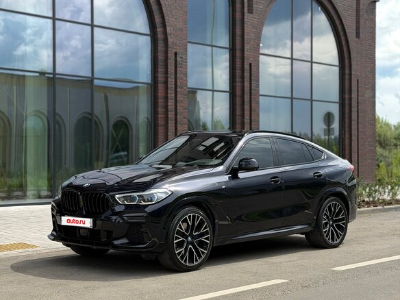 2021 BMW X6 30d III (G06), чёрный