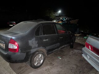 2006 Lada (ВАЗ) Kalina I, чёрный, 60000 рублей, вид 5