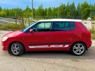 2008 Skoda Fabia II, красный, 470000 рублей, вид 4