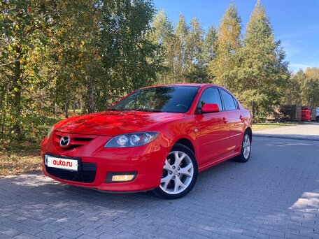 2007 Mazda 3 I (BK) Рестайлинг, красный, 525000 рублей, вид 1